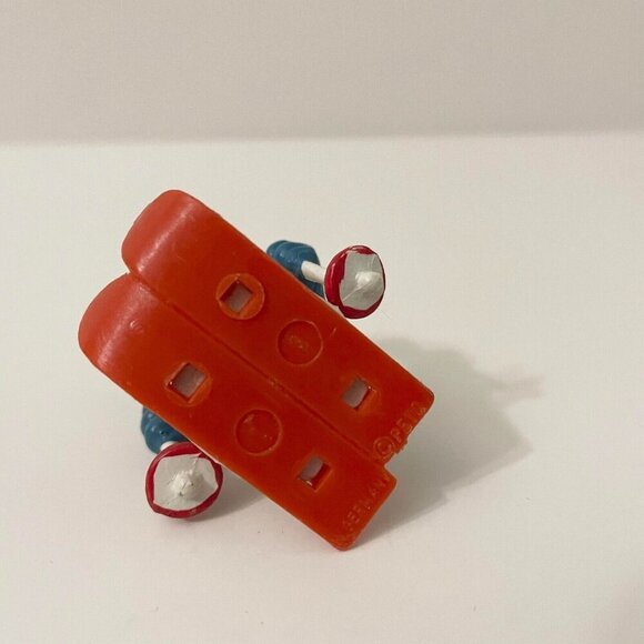 Vintage The Smurfs Skier Smurf Snow Skiing Ski Poles Toy Figurine - Picture 7 of 16